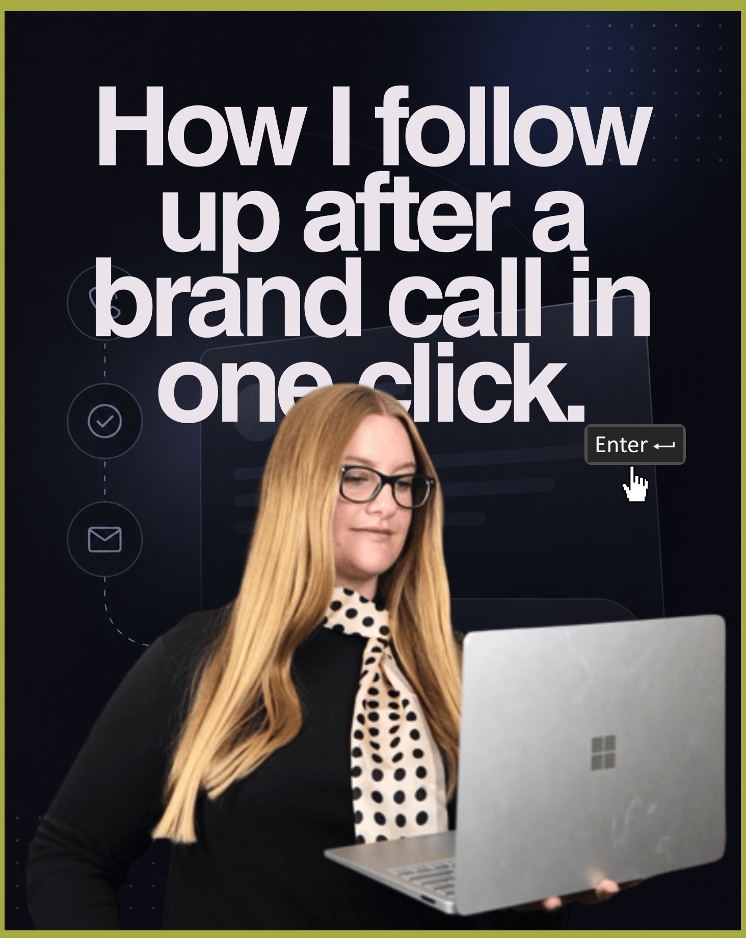 LinkedIn carousel slide edited by Clipfox