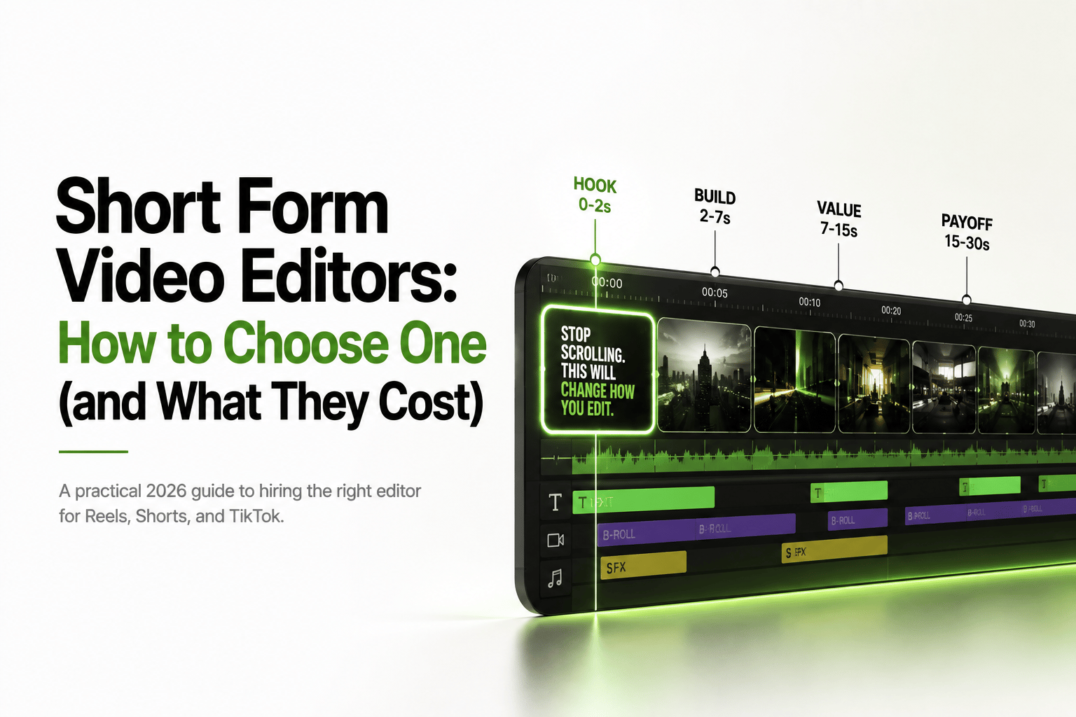 Short Form Video Editors: How to Choose One (and What They Cost)